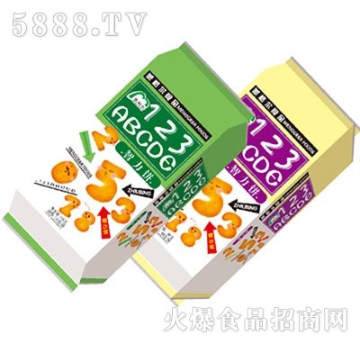 蒙格爾字母智力餅干盒裝