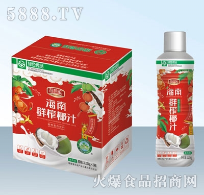 芭芭樂海南鮮榨椰汁1.25kgX6