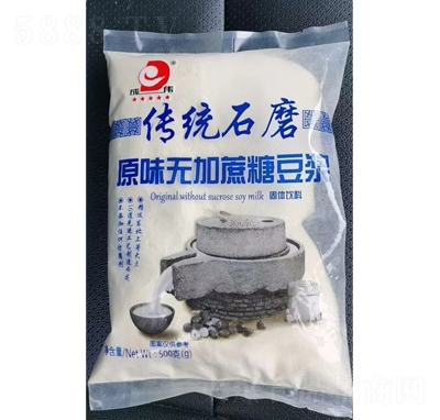 成偉傳統(tǒng)石磨原味無加蔗糖豆?jié){500克